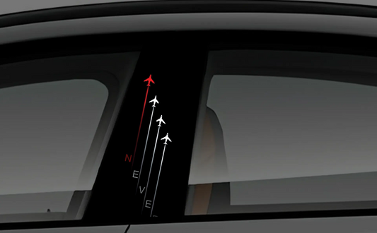 Dark Shadow Knight Reaper with Sword Car Pillar Sticker