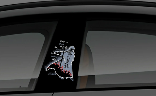 Mysterious Anime Character Dark Gaze Car Pillar Vinyl