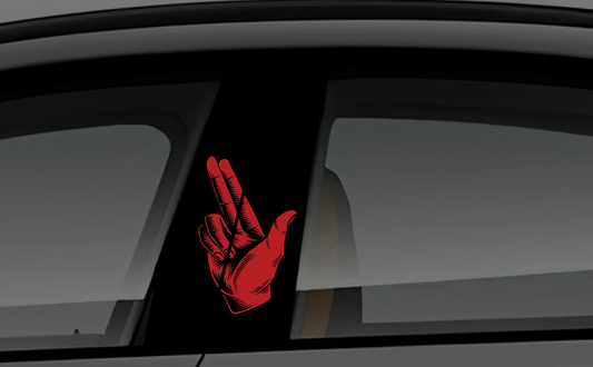 Naruto Uzumaki Manga Collage Car B-Pillar Vinyl Decal