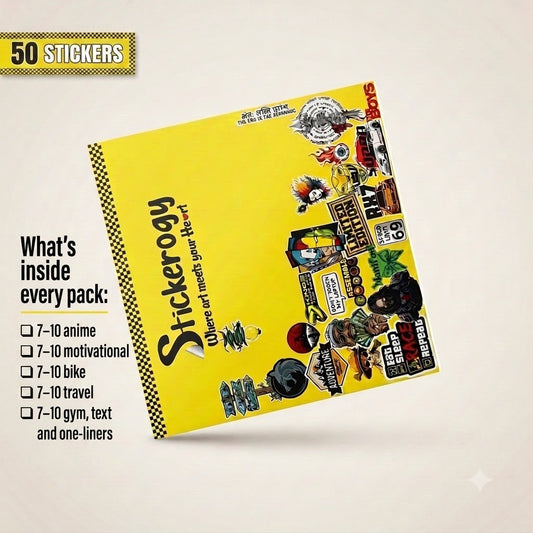 The ₹10 Vault — 50 Not So Random Premium Stickers