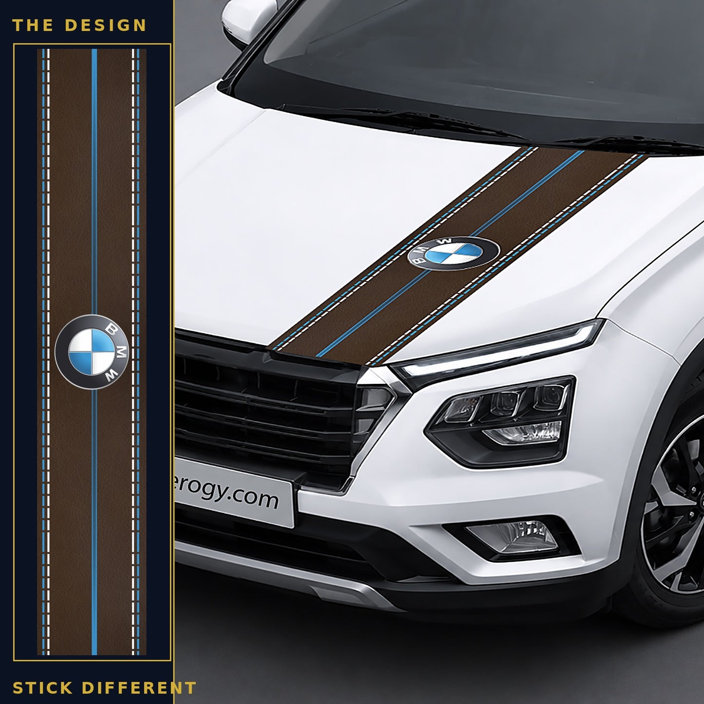 BMW Car Bonnet Wrap design
