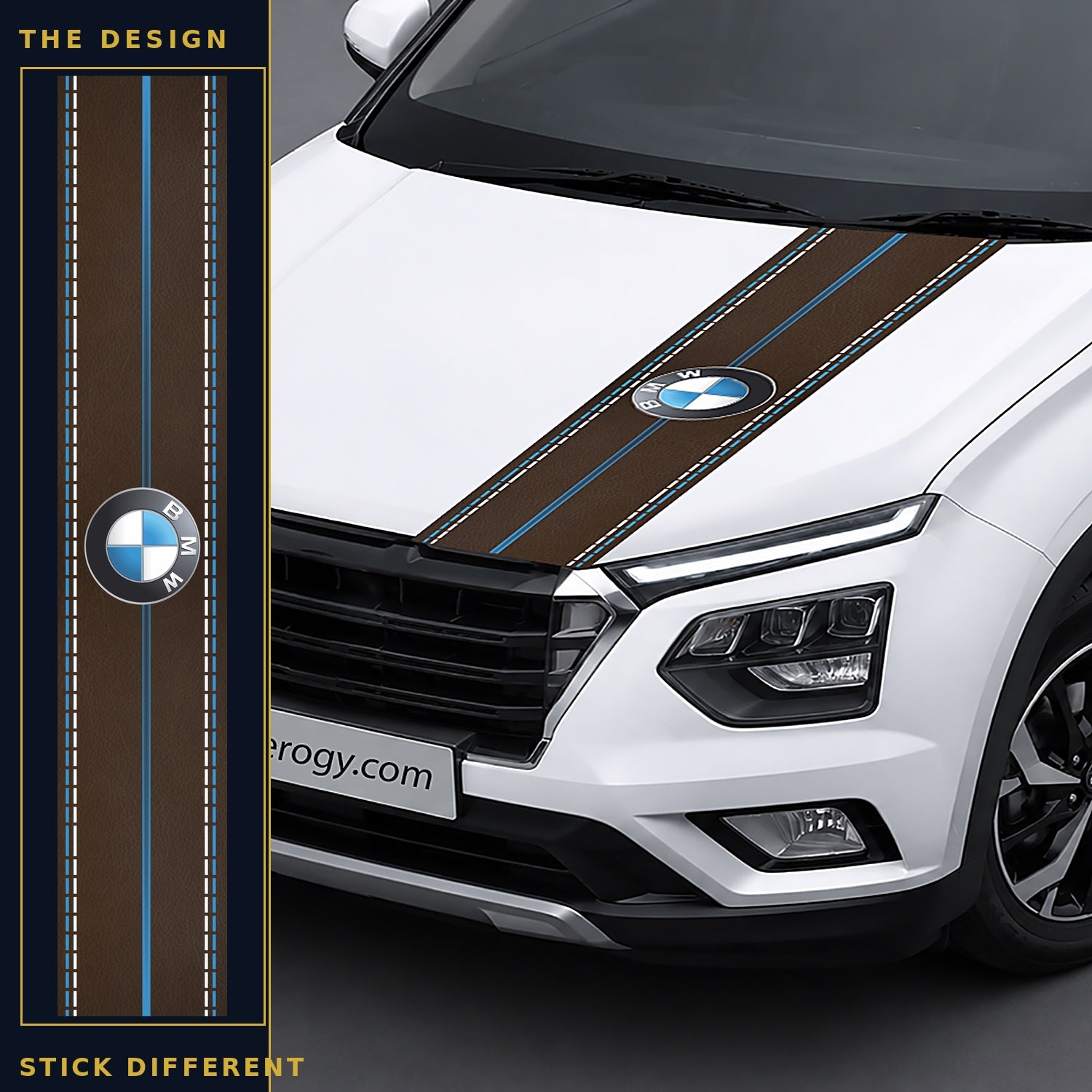 BMW Car Bonnet Wrap design