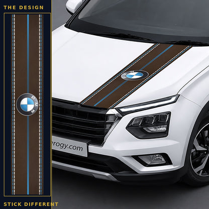 BMW Car Bonnet Wrap design