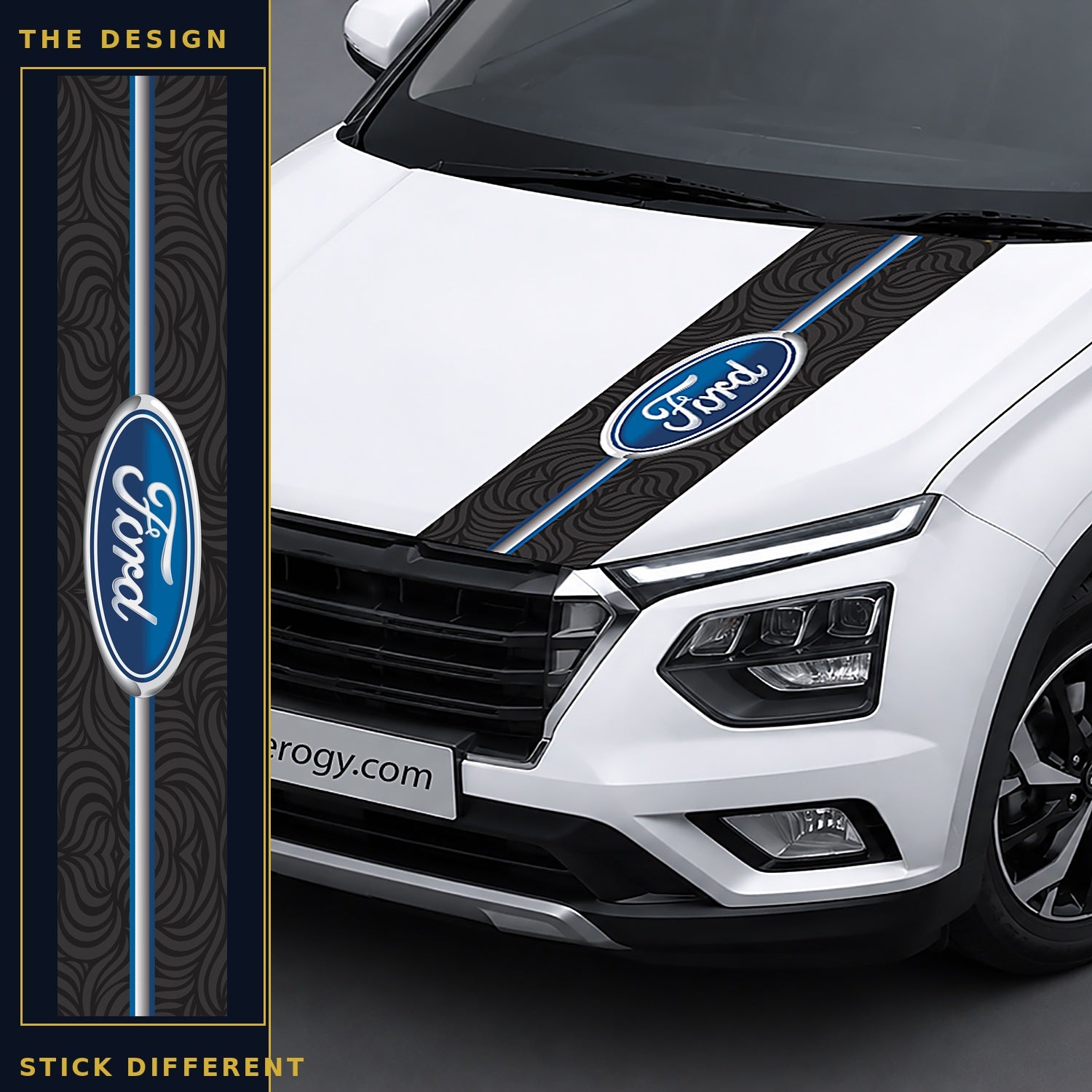 Ford Car Bonnet Wrap design