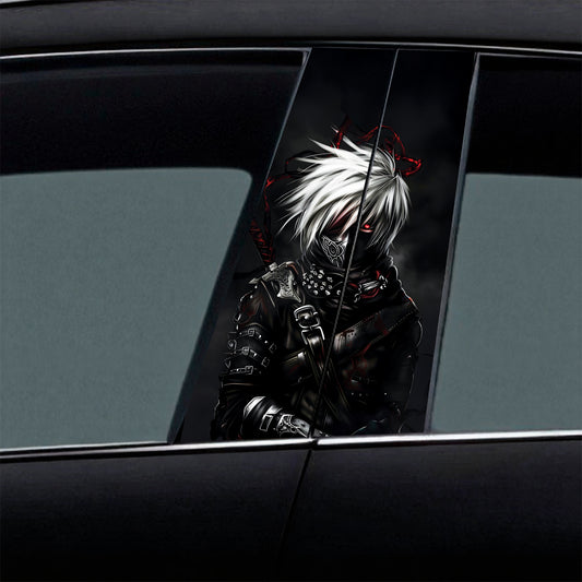 Anime Warrior Car B-Pillar Wrap