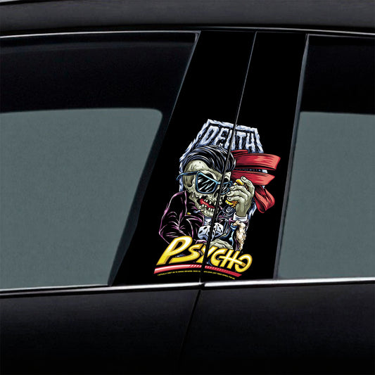 Death Psycho Car B-Pillar Wrap