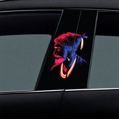 Shiva Ji Raje Car B-Pillar Wrap