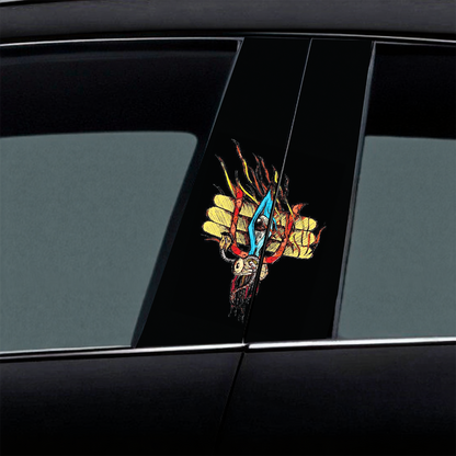 Mythical Shiva's Eye Car B-Pillar Wrap