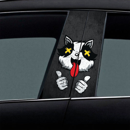 XO Panda Car B-Pillar Wrap