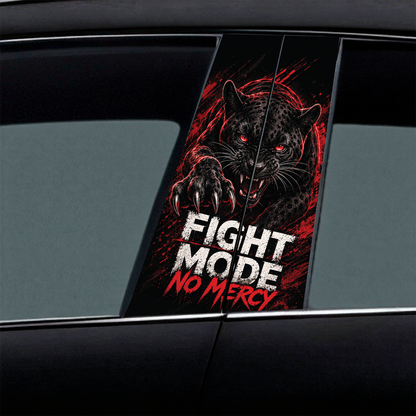 Fight Mode Panther Car B-Pillar Wrap