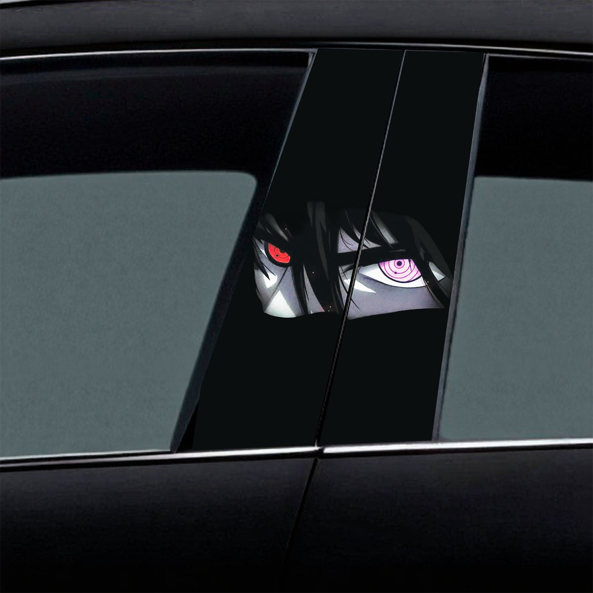 Sasuke Uchiha Rinnegan & Sharingan Eye Car B-Pillar Wrap