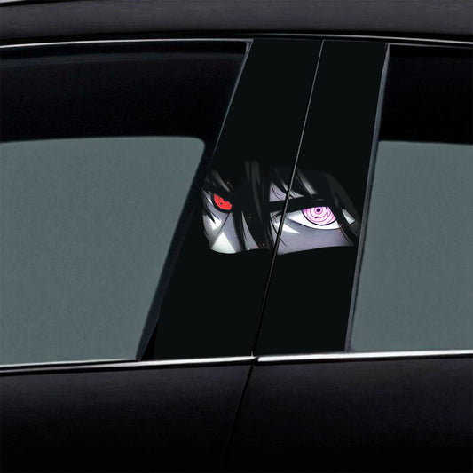 Sasuke Uchiha Rinnegan & Sharingan Eye Car B-Pillar Wrap