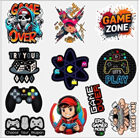 Gaming Bundle (Minimum 11 Stickers)