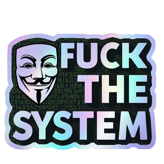 Anonymous Rebel Holographic Stickers