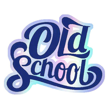 Old School Retro Holographic Stickers