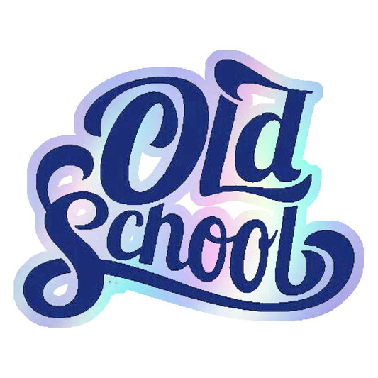 Old School Retro Holographic Stickers
