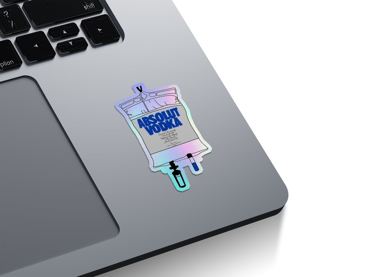 Absolut Vodka IV Holographic Stickers