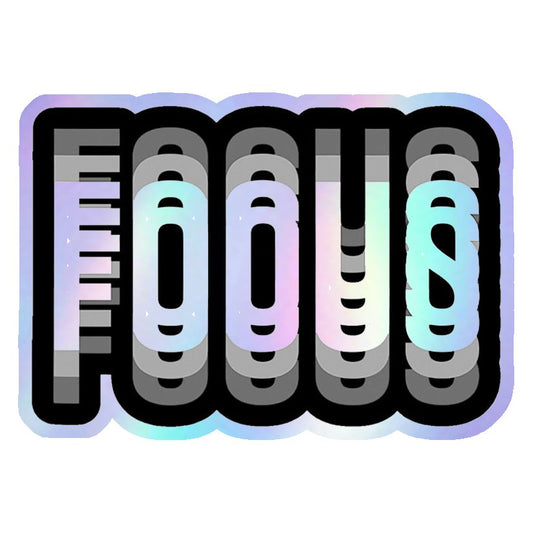 Focus Layered Effect Holographic Stickers
