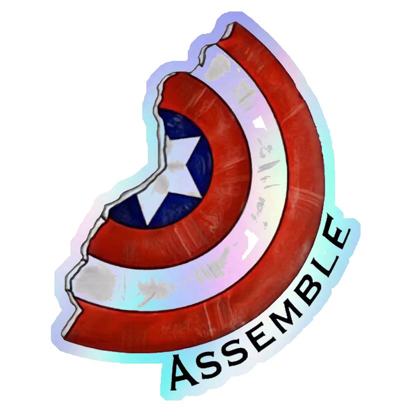 Endgame Assemble Holographic Stickers