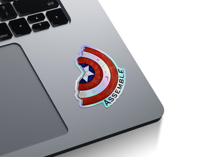 Endgame Assemble Holographic Stickers