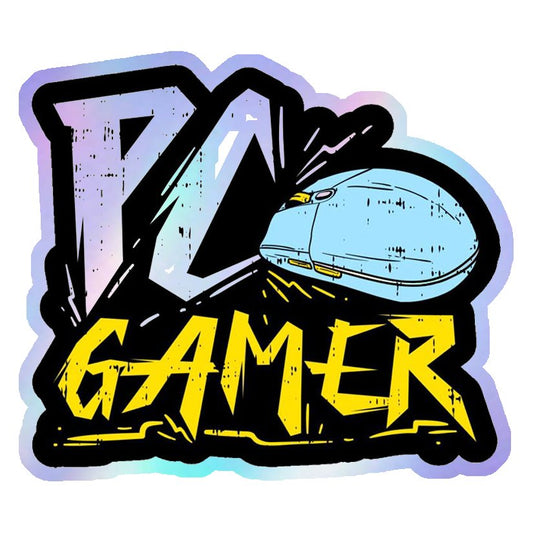PC Gamer Holographic Stickers
