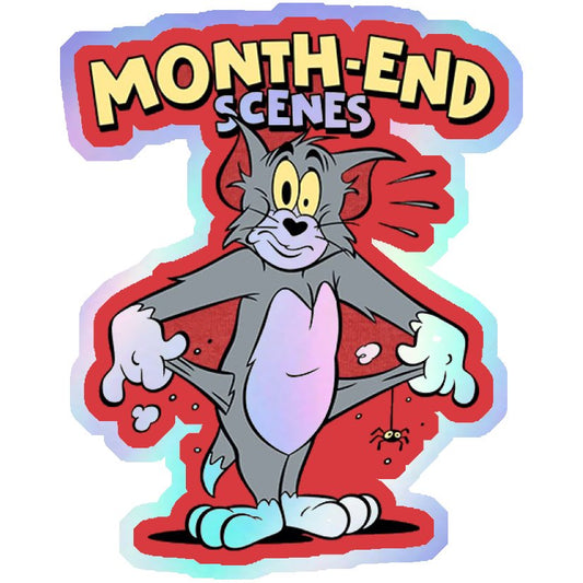 Month-End Scenes Holographic Stickers