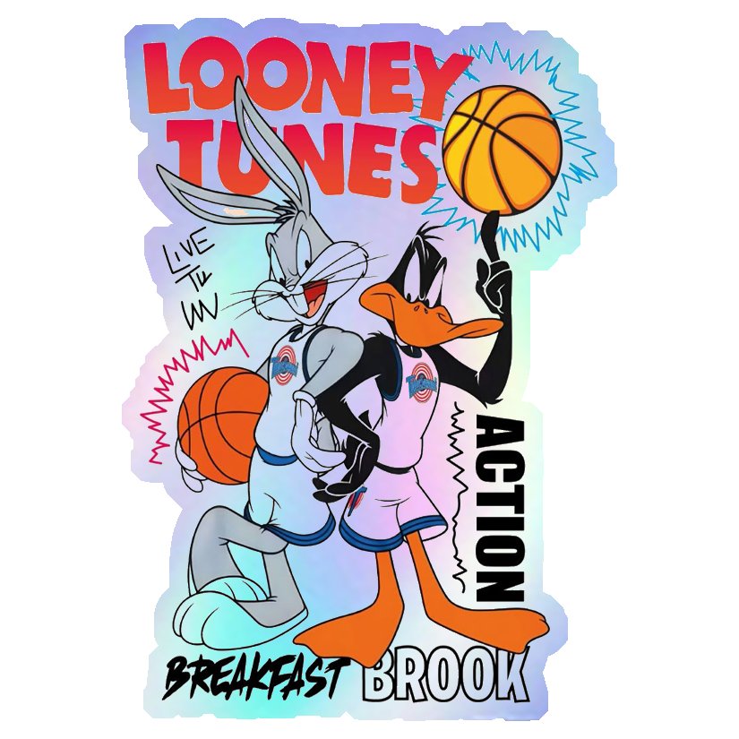 Looney Tunes Space Jam Holographic Stickers