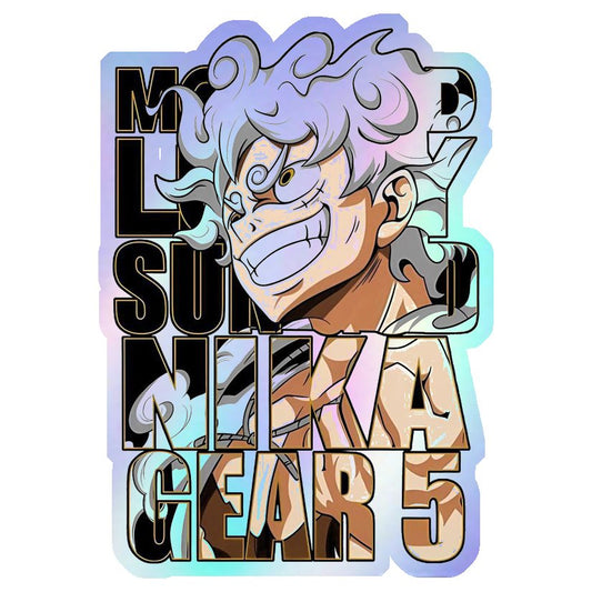 Monkey D. Luffy Gear 5 Holographic Stickers