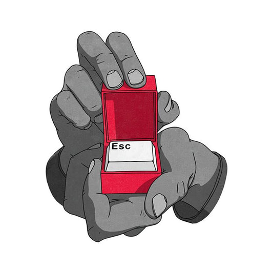 Escape Ring Premium Vinyl Stickers