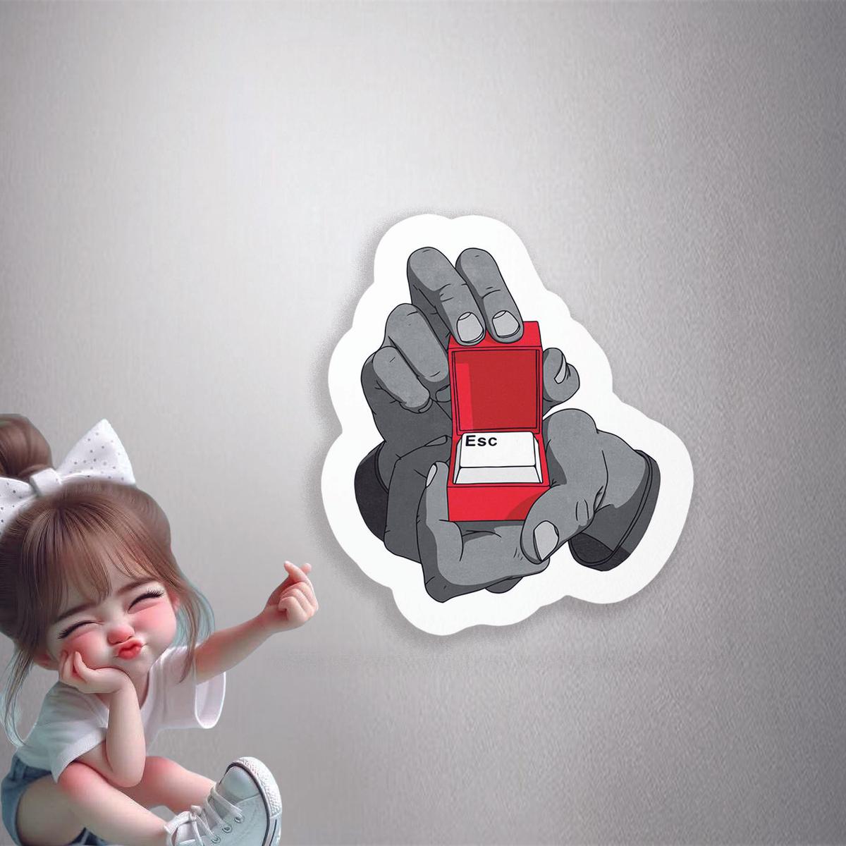 Escape Ring Premium Vinyl Stickers