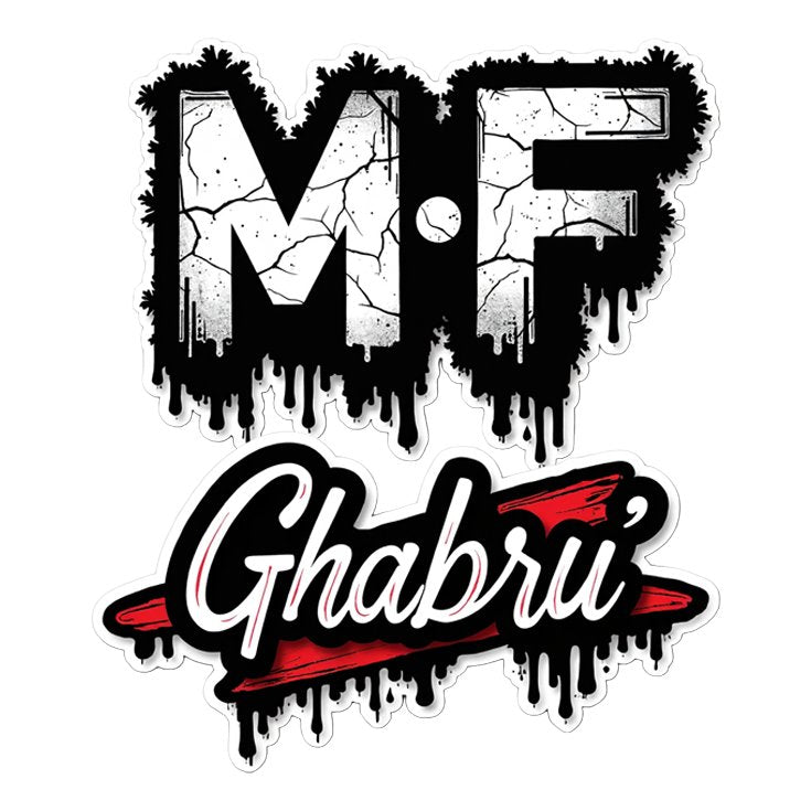 M.F. Ghabru Aesthetic (2) Premium Vinyl Stickers