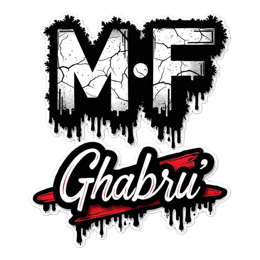 M.F. Ghabru Aesthetic (2) Premium Vinyl Stickers