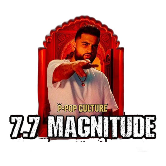 Karan Aujla 7.7 Magnitude Premium Vinyl Stickers