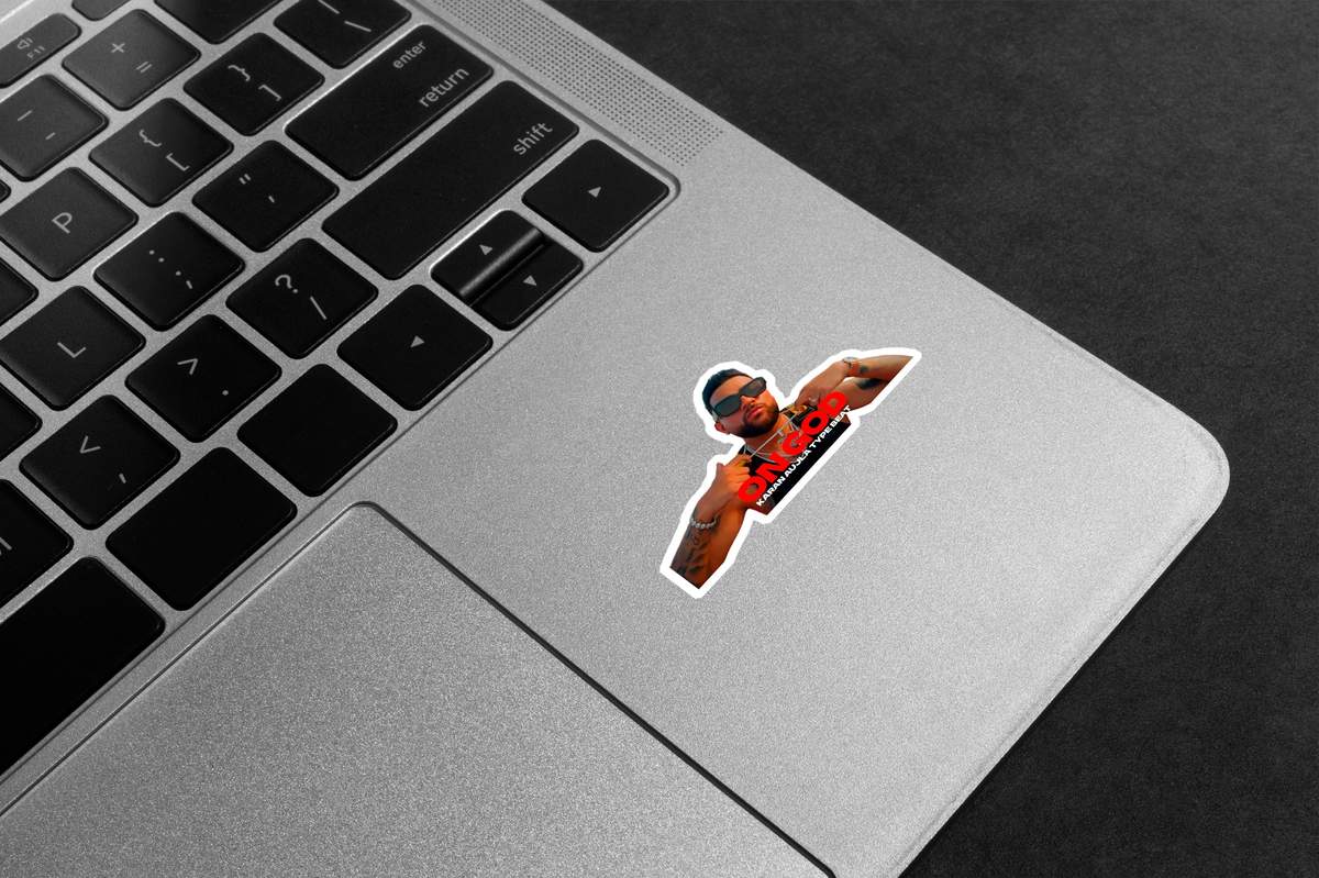 Karan Aujla On God Premium Vinyl Stickers