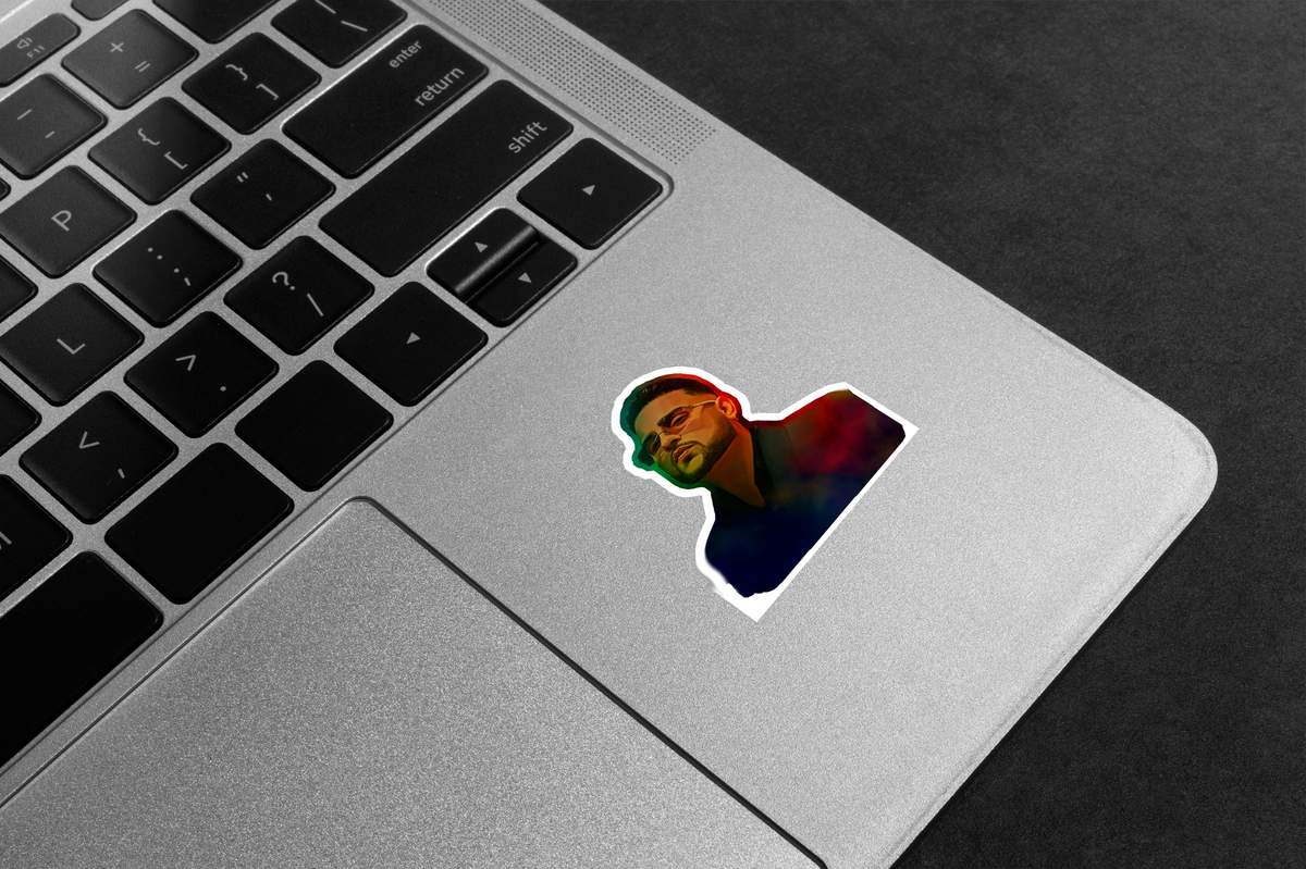Karan Aujla Modren Looks Premium Vinyl Stickers