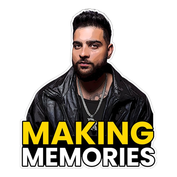 Karan Aujla Making Memories Premium Vinyl Stickers