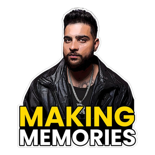 Karan Aujla Making Memories Premium Vinyl Stickers