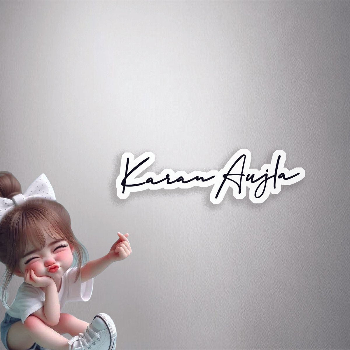 Karan Aujla Autograph Premium Vinyl Stickers