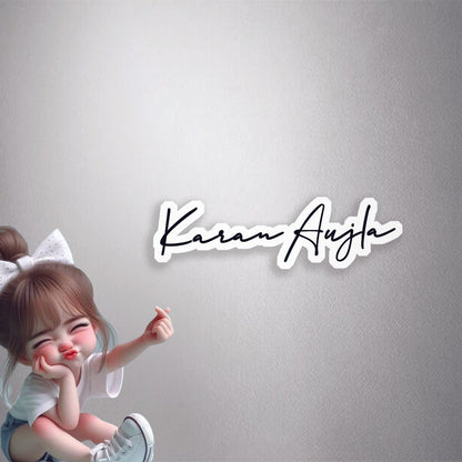 Karan Aujla Autograph Premium Vinyl Stickers