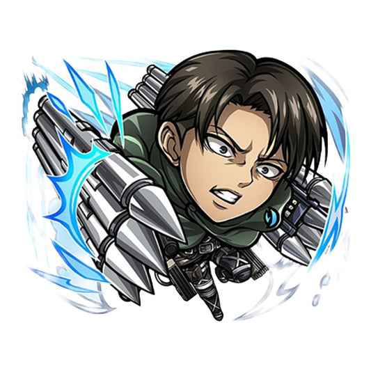 Capt. Levi Shooting guns Premium Vinyl Stickers