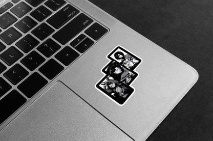 Attack on Titan team capt Levi Premium Vinyl Sticker