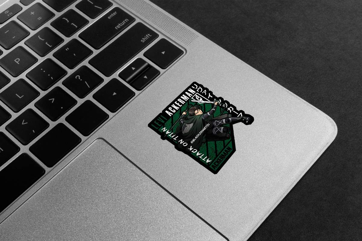 cap. Levi attcking  Premium Vinyl Stickers