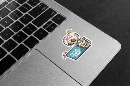 Lets Focus On Wrong Things Premium Vinyl Stickers