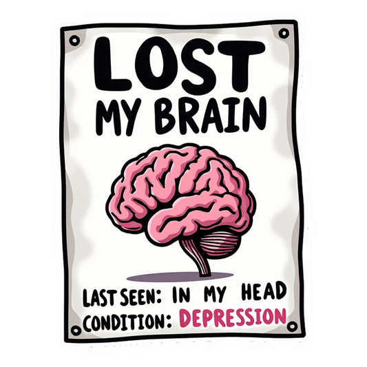 Lost My Brain Premium Vinyl Stickers