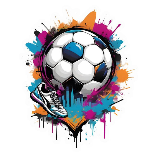 Aesthetic Football Cutout Premium Vinyl Stickers
