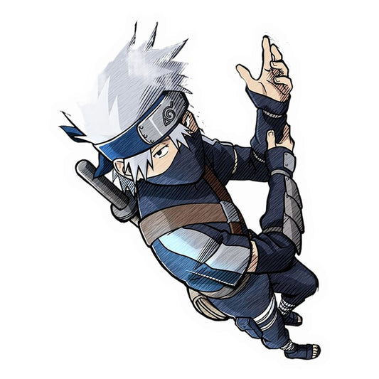 Kakashi Hatake (Aeriel View)Premium Vinyl Stickers
