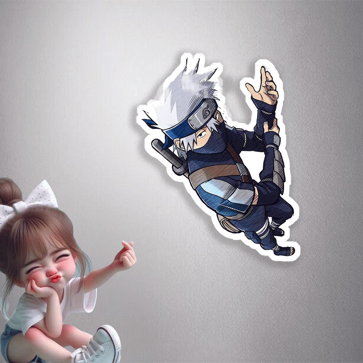 Kakashi Hatake (Aeriel View)Premium Vinyl Stickers