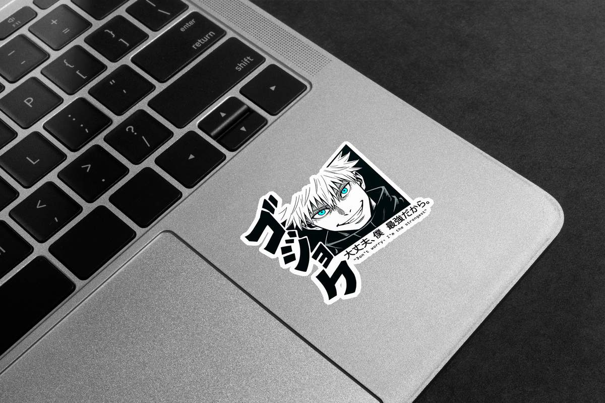 Gojo Satoru ( i m the strongest)Premium Vinyl Stickers