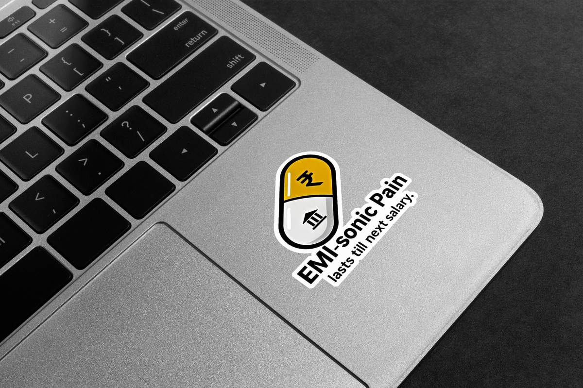 EMI Sonic Pain Premium Vinyl Stickers