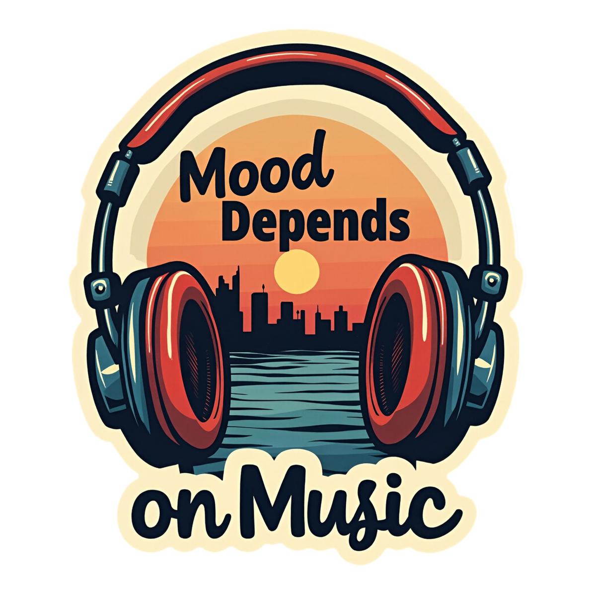 Mood Depends On Music Bumper Sticker
